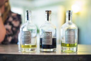 Bottles of distilled spirits from Sidetrack Distillery in Kent, Washington