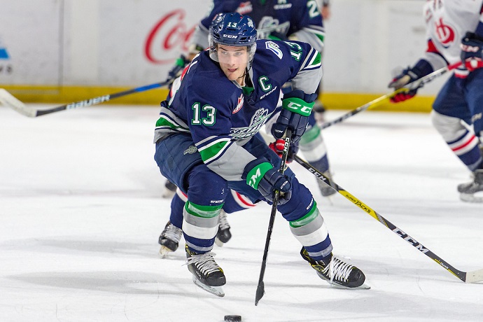 The Seattle Thunderbirds play at the accesso ShoWare Center in Kent, Washington