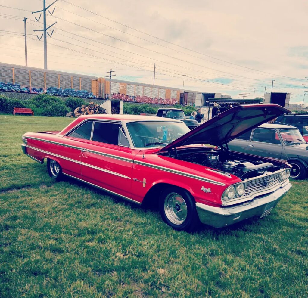 Photo of a classic car at Binford Metals Field of Dreams in Kent, Washington