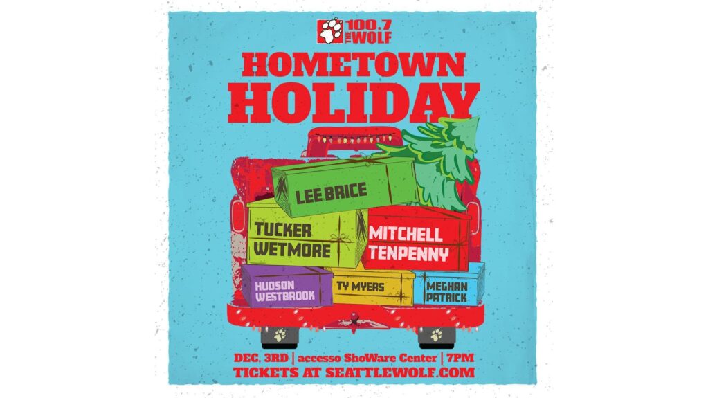 The Wolf's Hometown Holiday event flyer