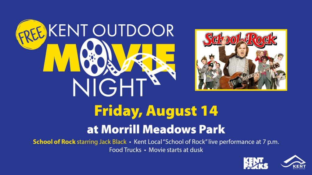 Kent Outdoor Movie Night event graphic